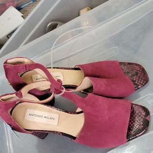 Burgundy Antonio Melani Size 8